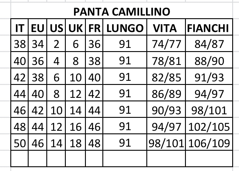 P/E PANTALONE CAMILLINO