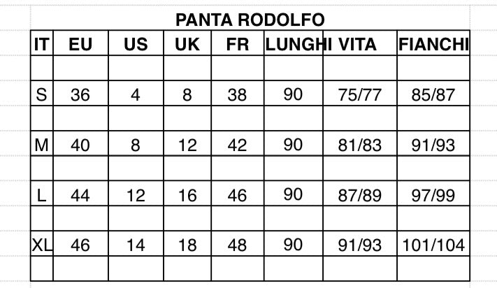 RODOLFO PANTS S/S