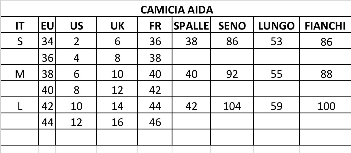 CAMICIA AIDA
