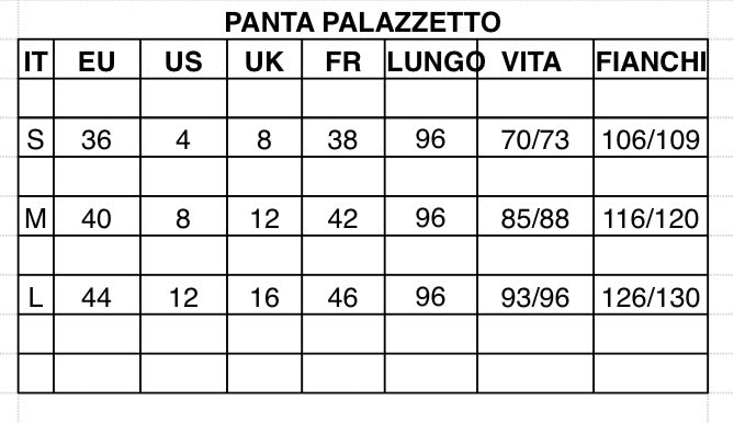 PANTA PALAZZETTO CON SPACCO