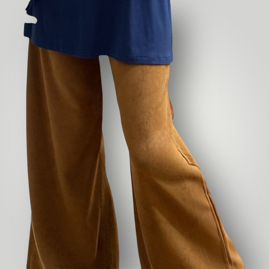 PANTALONE PALAZZO stretch