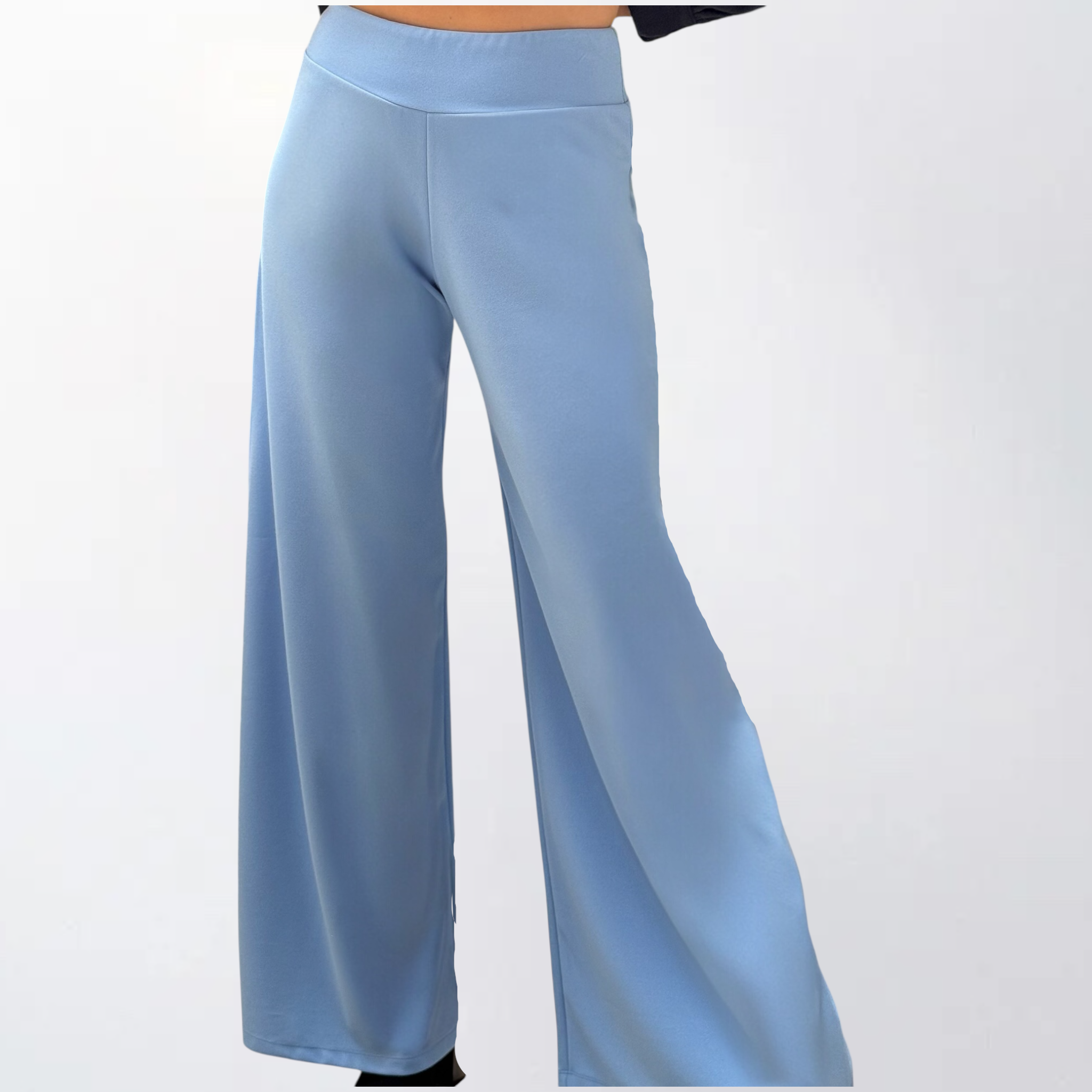 PANTALONE PALAZZO stretch