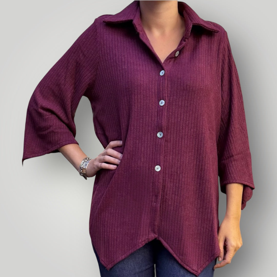 CAMICIA PETALO stretch