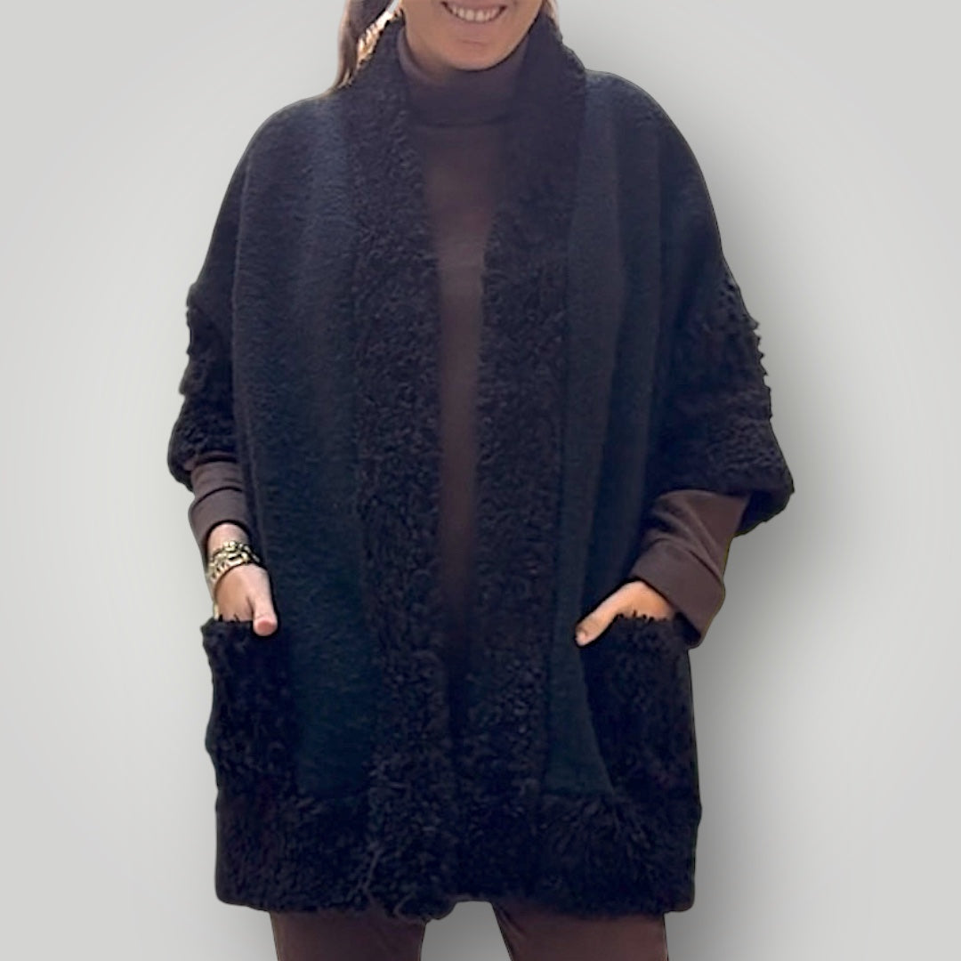 GILET ALFA lana cotta