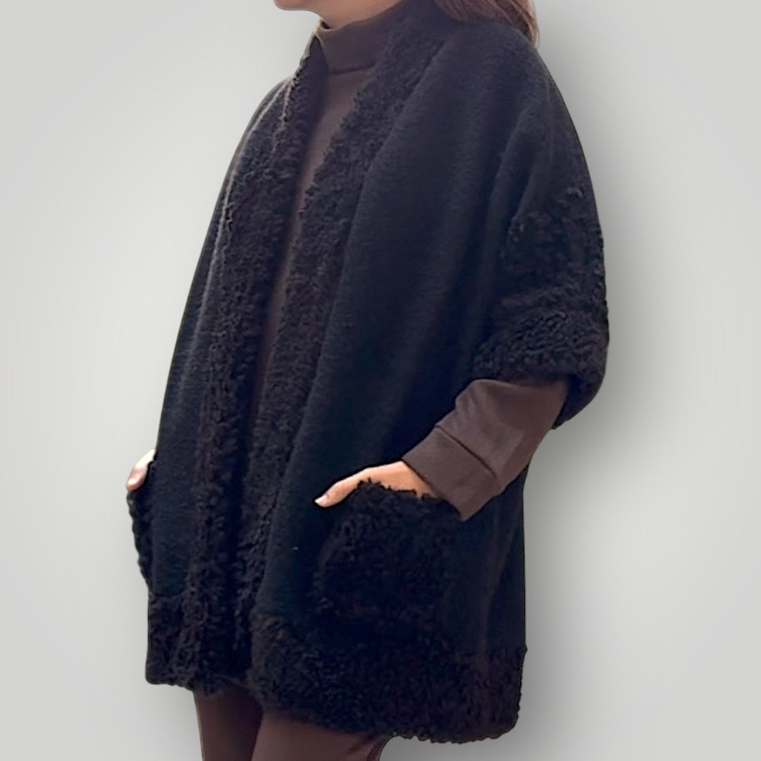 GILET ALFA lana cotta